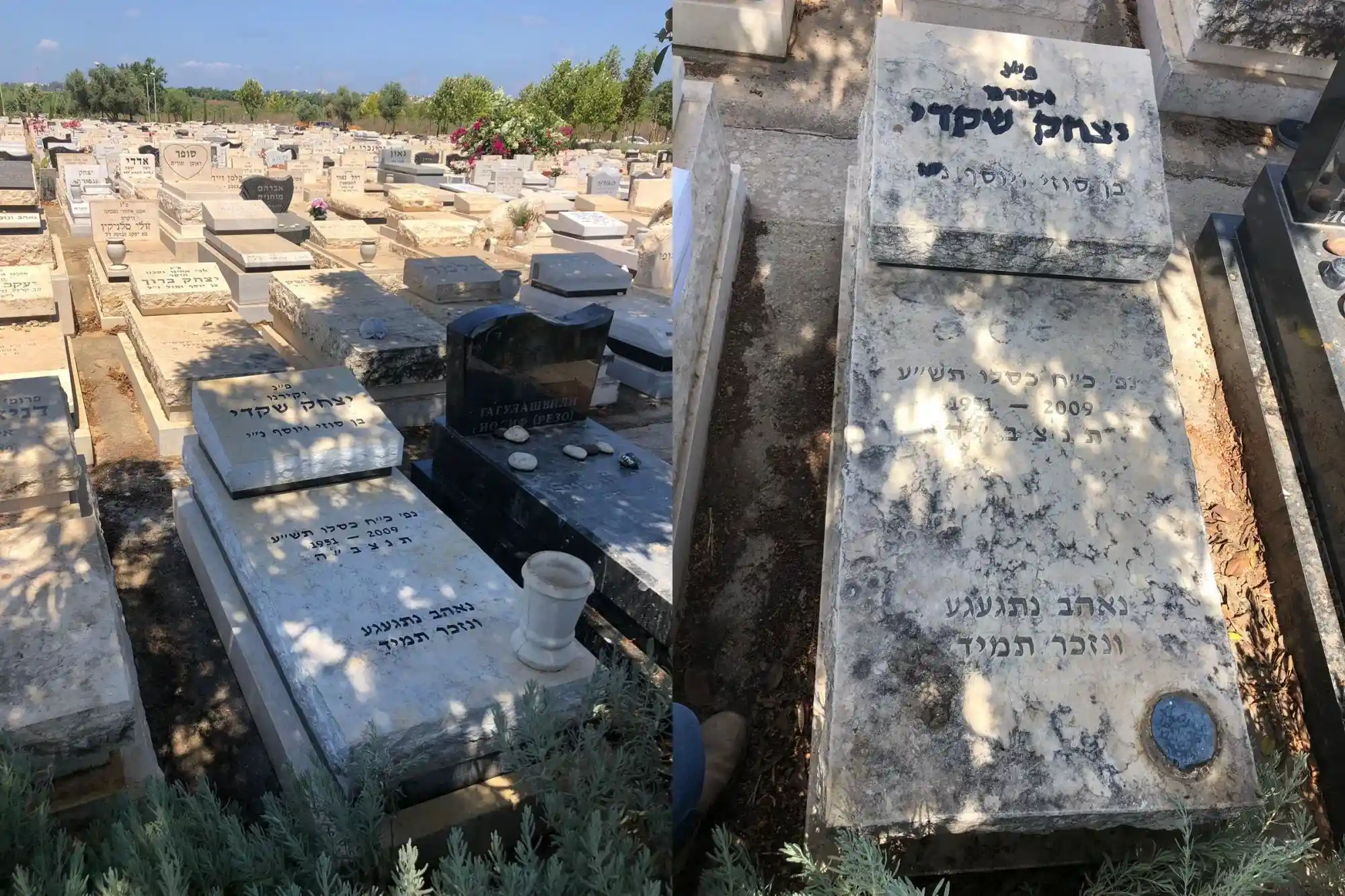 חידוש מצבה וניקוי אותיות